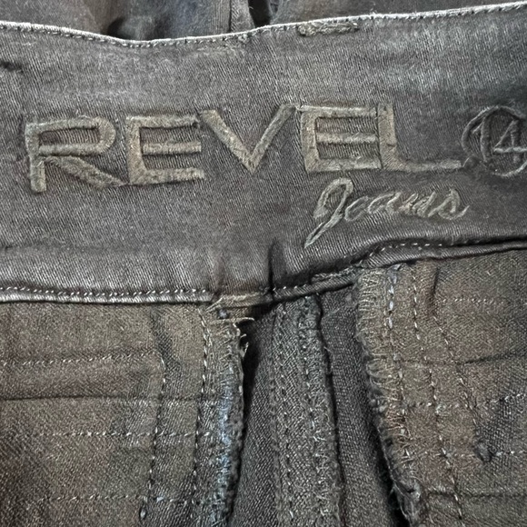 REVEL Vintage RVL Jeans Size 14 Black Skinny Lift Technology Colombian Stretch - Picture 12 of 12